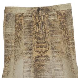 مملوكة مسبقًا Roberto Cavalli Denim Printed Skirt XS