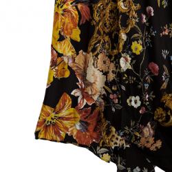 Roberto Cavalli Floral Print Halter Neck Dress Size S