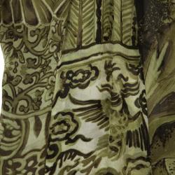 Pre Owned Roberto Cavalli Printed Skirt Set M