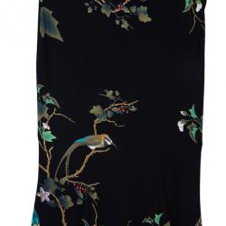 Pre Owned Roberto Cavalli Floral Maxi Dress M