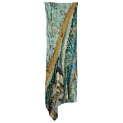 Pre Owned Roberto Cavalli Printed Silk Skirt Set M