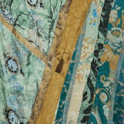 Pre Owned Roberto Cavalli Printed Silk Skirt Set M