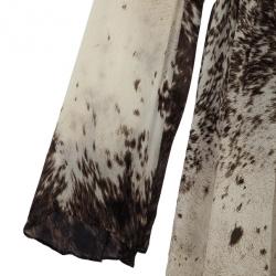 مملوكة مسبقًا Roberto Cavalli Printed Long Sleeve Top Size M