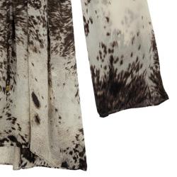 مملوكة مسبقًا Roberto Cavalli Printed Long Sleeve Top Size M