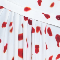 Pre Owned تنورة ماكسي روبرتو كافالي طباعة أوركيد متعددة الألوان M