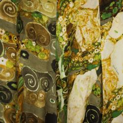 Pre Owned Roberto Cavalli Yellow Satin Skirt Set M