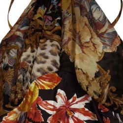 Roberto Cavalli Cheetah Print Skirt Set L