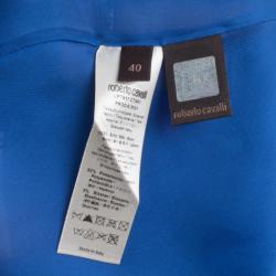 Pre Owned Roberto Cavalli Silk Chiffon Baby Doll Dress S