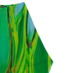 Pre Owned Roberto Cavalli Green Top S