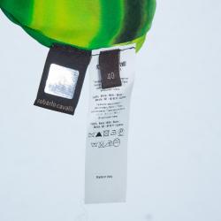 Pre Owned Roberto Cavalli Green Top S