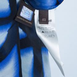 مملوكة مسبقًا Roberto Cavalli Polka Print Top S