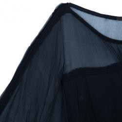 Pre Owned Roberto Cavalli Black Top M