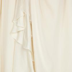 مملوكة مسبقًا Roberto Cavalli Crystal Embellished Offshoulder Gown M