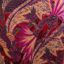 Pre Owned تنورة ماكسي روبرتو كافالي حرير مطبوع مقاس كبير (لارج)