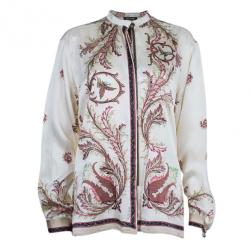 Roberto Cavalli Floral Printed Skirt and Top Set XL