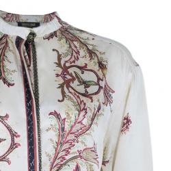 Roberto Cavalli Floral Printed Skirt and Top Set XL