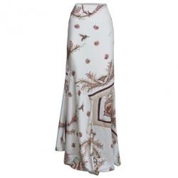 Roberto Cavalli Floral Printed Skirt and Top Set XL