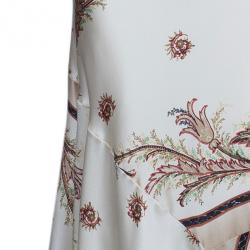 Roberto Cavalli Floral Printed Skirt and Top Set XL