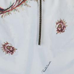 Roberto Cavalli Floral Printed Skirt and Top Set XL
