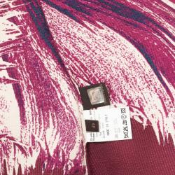 Pre Owned Roberto Cavalli Magenta Silk One Shoulder Top