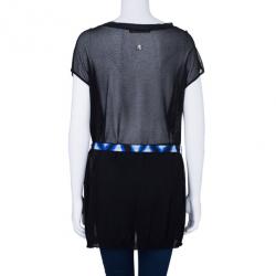 مملوكة مسبقًا Roberto Cavalli Polka Print Knit Top