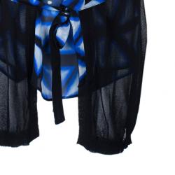 مملوكة مسبقًا Roberto Cavalli Polka Print Knit Top