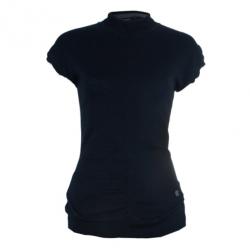 Pre Owned Roberto Cavalli Black Knit Turtleneck Top M