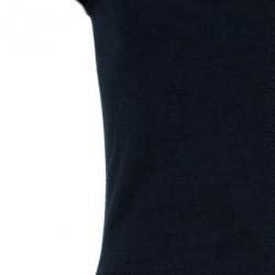 Pre Owned بلوزة روبرتو كافالي سوداء مغزولة برقبة  ضيقة M