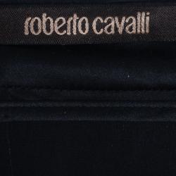 مملوكة مسبقًا Roberto Cavalli Printed Paneled Top And Skirt Set M
