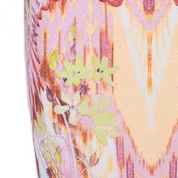 Pre Owned Roberto Cavalli Abstract Pink Printed Shift Dress S