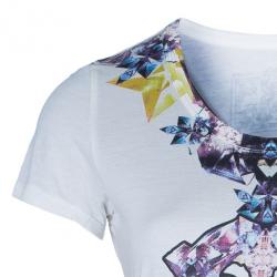 Pre Owned Roberto Cavalli Scoop Neck Printed T-Shirt S