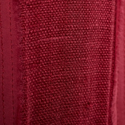 Pre Owned Roberto Cavalli Burgundy Silk Boucle Cropped Jacket M