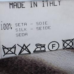 Pre Owned فستان روبرتو كافالي بحمالة عنق طبع فهد M