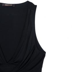 Pre Owned Roberto Cavalli Stretch Draped Top L