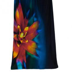 مملوكة مسبقًا Roberto Cavalli Black Print Dress L