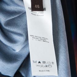 مملوكة مسبقًا Roberto Cavalli Black Print Dress L