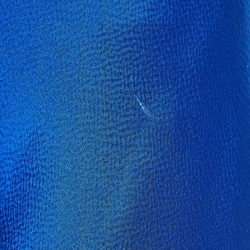 Pre Owned Roberto Cavalli Blue Textured Silk Flared Trousers S