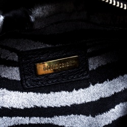 مملوكة مسبقًا Roberto Cavalli Black Leather Shoulder Bag