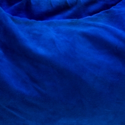 Pre Owned Roberto Cavalli Blue Suede Hobo