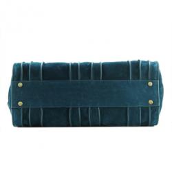 مملوكة مسبقًا Roberto Cavalli Teal Nubuck Tote