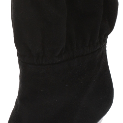 Pre Owned Roberto Cavalli Black Suede Knee High Tie Up Boots Size 40