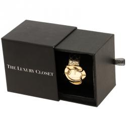 Roberto Cavalli Gold-Plated Stainless Steel Snake Women's Wristwatch 37 mm