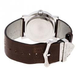 مملوكة مسبقًا Roberto Cavalli White Stainless Steel Firenze Women's Wristwatch 36 mm