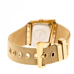 Pre Owned  ساعة يد نسائية روبرتو كافالي كورفو ستانلس ستيل مطلي ذهب 32 مم