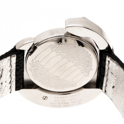 Pre Owned Roberto Cavalli Black Stainless Steel 7251113015 Women's Wristwatch  26 mm