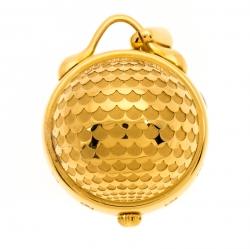 Pre Owned Roberto Cavalli Gold Plated Stainless Steel Miriam R7259148517 Pendant Watch 27 mm