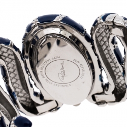 Pre Owned ساعة يد نسائية روب�رتو كافالي كليوبترا R7253195635 ستانلس ستيل فضية 40 م