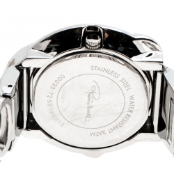 Pre Owned ساعة يد نسائية روبرتو كافالي ثعبان ستانلس ستيل فضية 38 مم