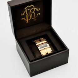 Pre Owned Roberto Cavalli Keira Rose Gold Stainless Steel Wristwatch