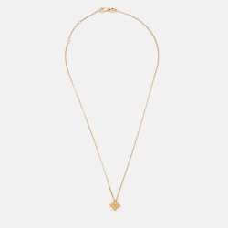 Roberto Coin Princess Flower 18K Yellow Gold Necklace & Earrings Set
